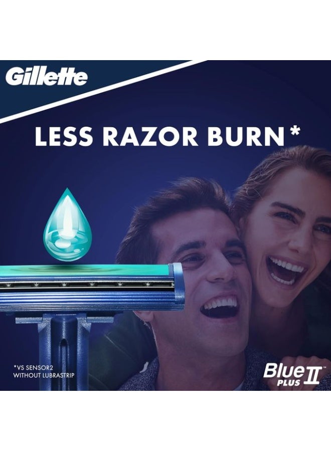 Gillette Blue ii Plus Disposable Razors 15 + 5 Razors - Image 3
